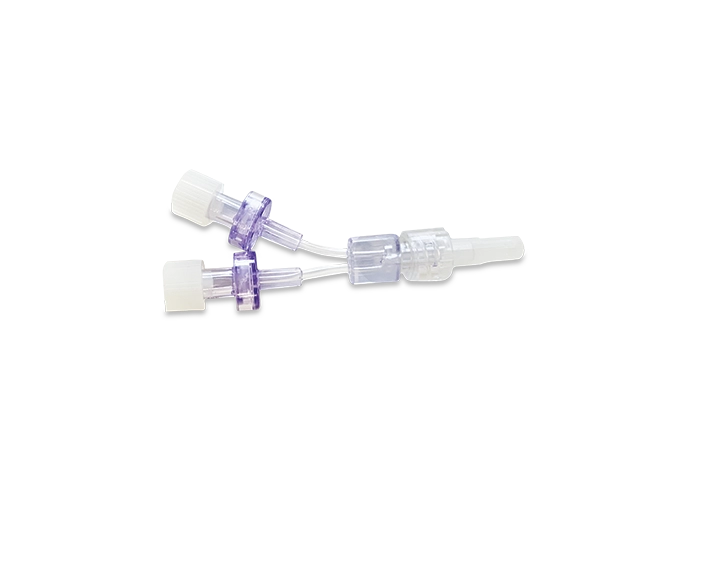 Bifurcated extension set copy