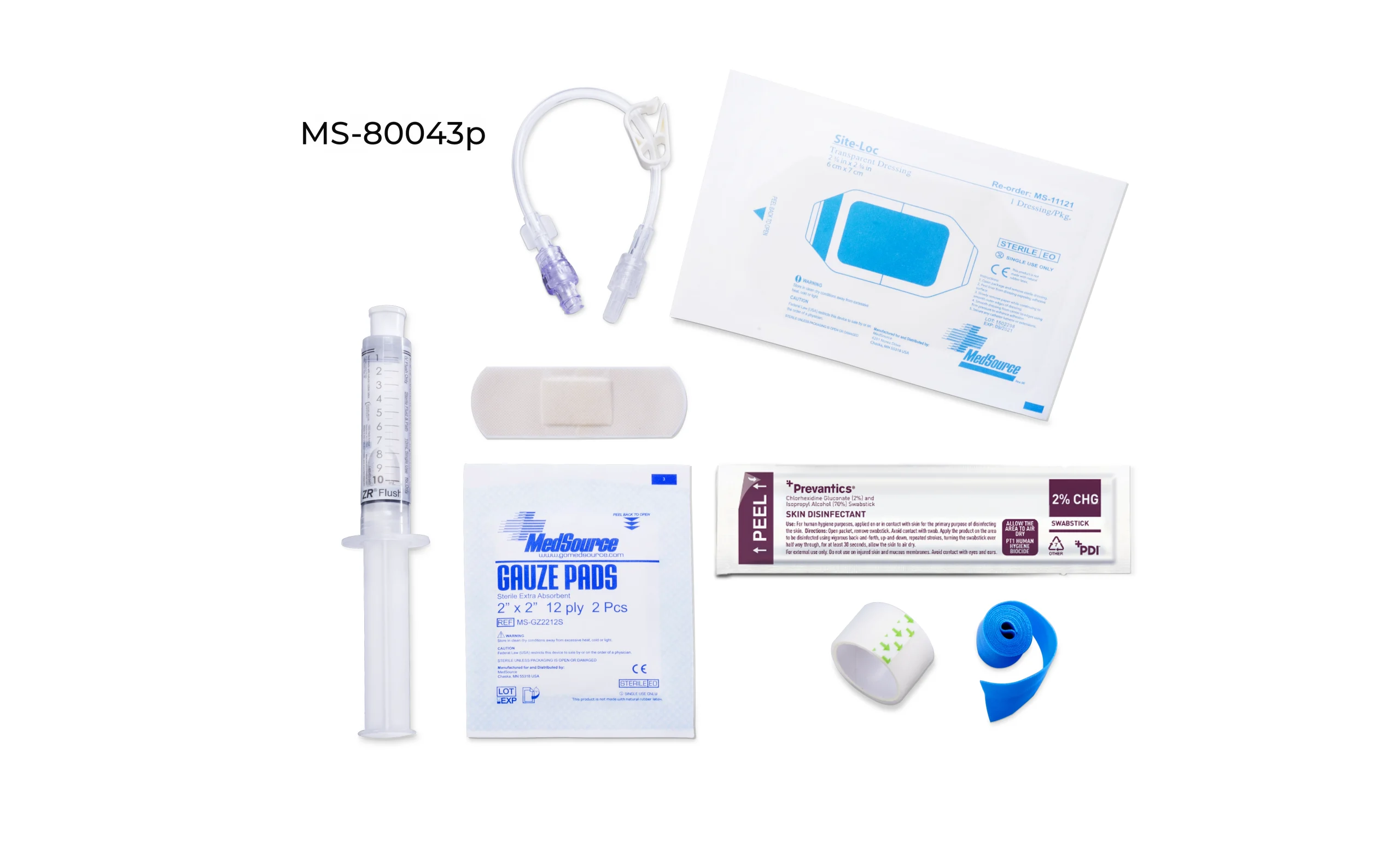 IV Start Kits with Site-Loc and Prevantics® Swabstick