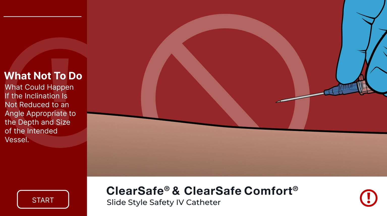 ClearSafe Comfort Safety ClearSafe® and ClearSafe Comfort® Warning