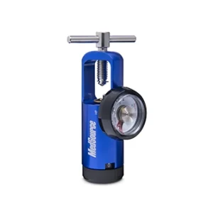 MS-010R15 All Brass Oxygen Regulator, 0-15 LPM