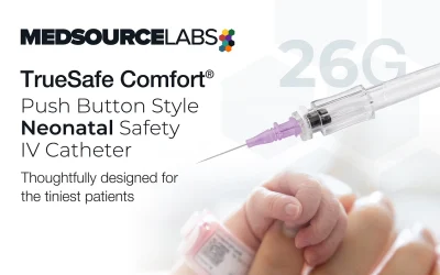 Supporting Preemies on World Preemie Day with MedSource Labs’ TrueSafe Comfort® Push Button Neonatal Safety IV Catheters