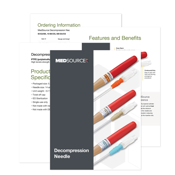 Tri-Folds Decompression Needle